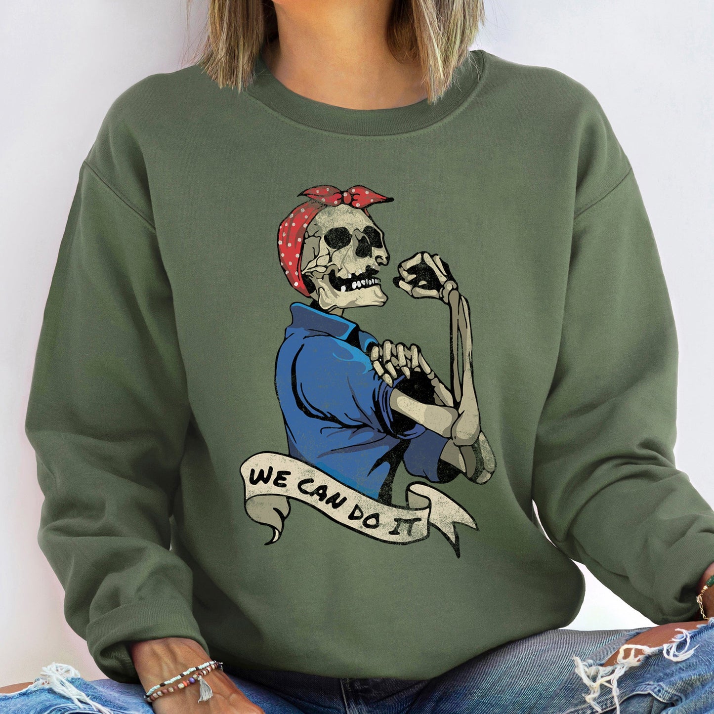 We Can Do It Vintage Halloween Sweatshirt