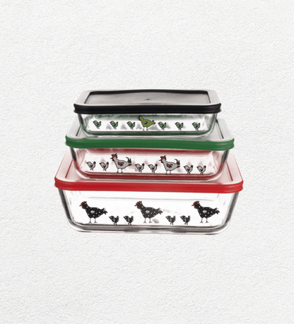 Rectangular Rooster Set