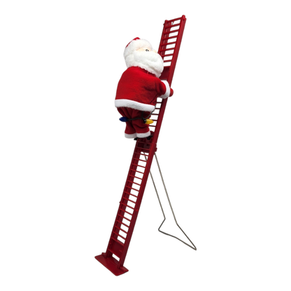 Tabletop Climber - Santa with Single Ladder