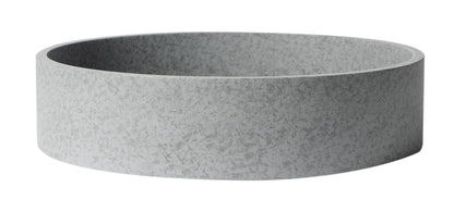ALFI brand  ABCO17R 17" Round Solid Concrete Gray Matte Above Mount Bathroom Sink