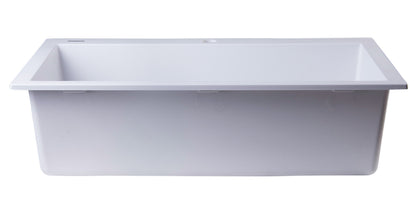 ALFI brand AB3020DI 30" Drop-In Single Bowl Granite Composite Kitchen Sink