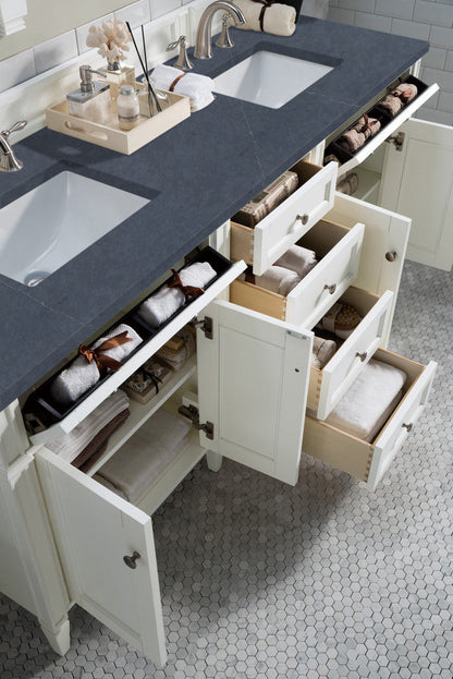 Brittany 72" Double Vanity in Bright White
