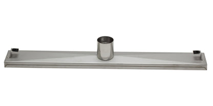 ALFI brand  ABLD24C 24" Long Modern Stainless Steel Linear Shower Drain with Groove Holes