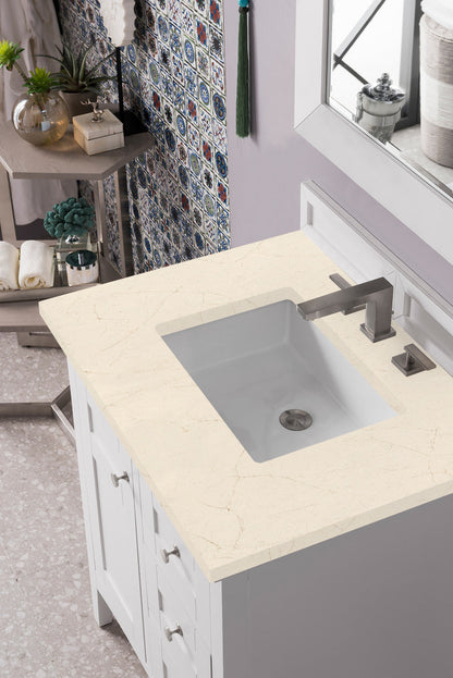 Palisades 30" Single Vanity Cabinet, Bright White