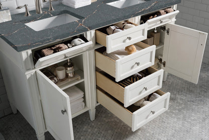 Brittany 60" Double Vanity in Bright White