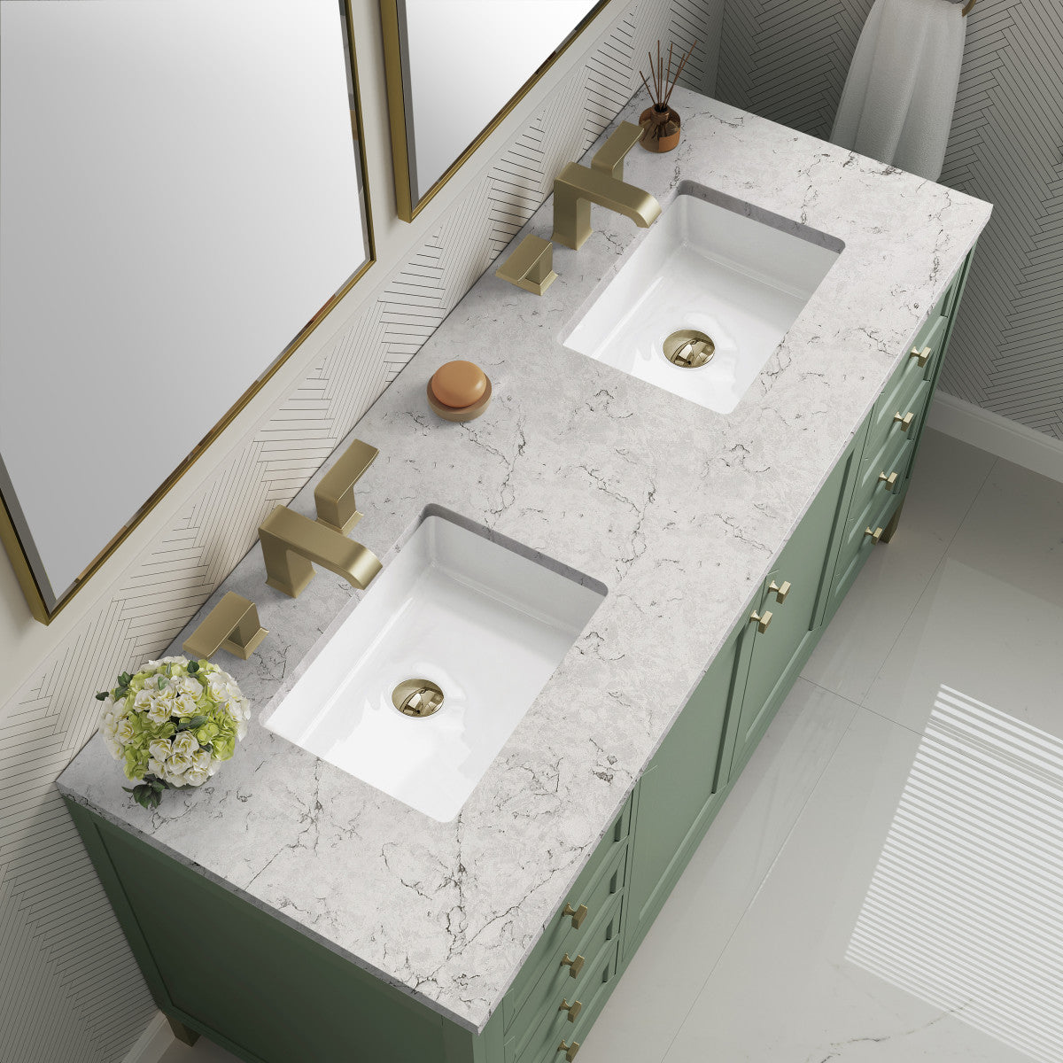 Chicago 60" Double Vanity