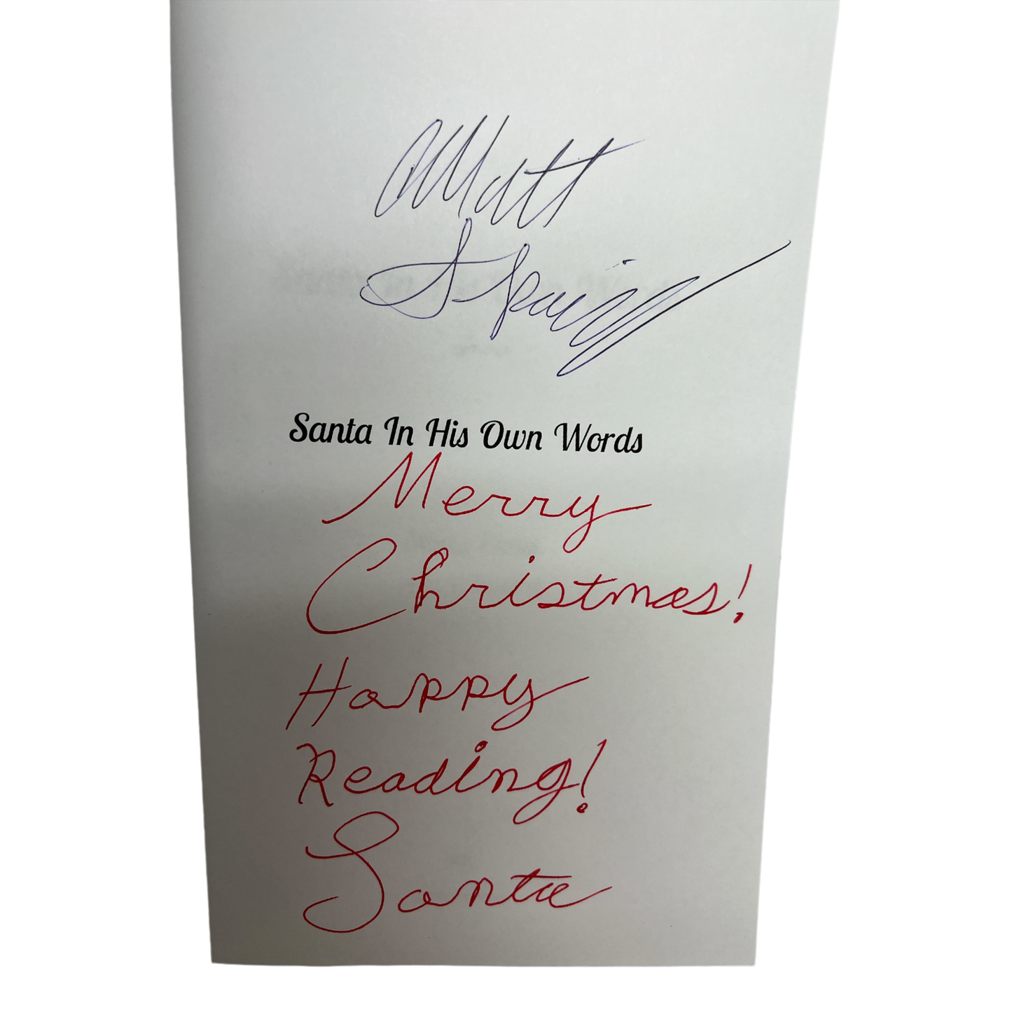 Santa In His Own Words