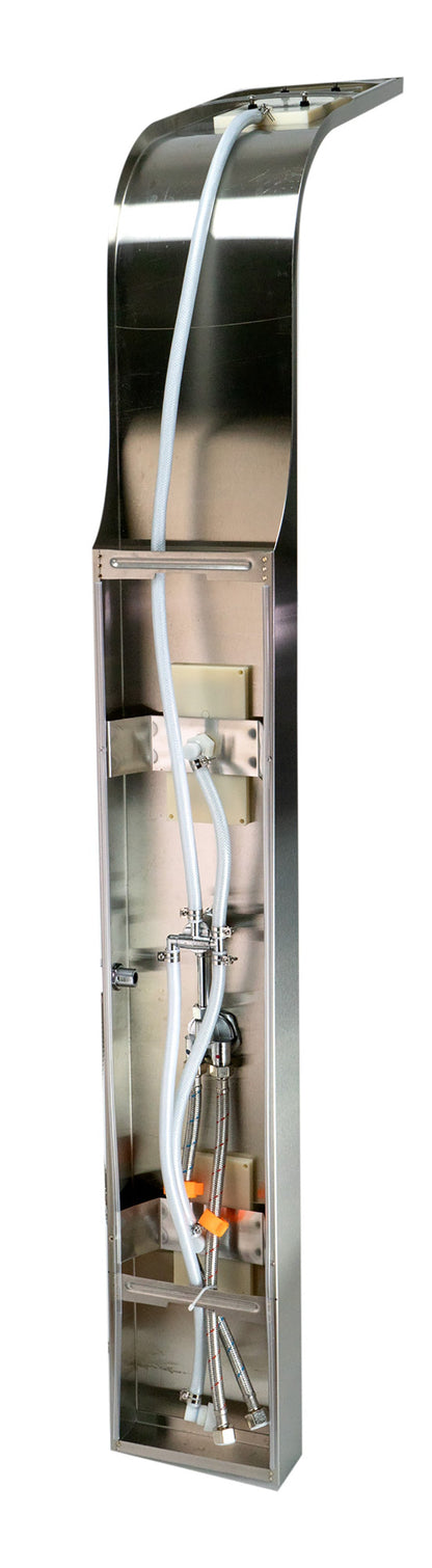 ALFI brand  ABSP20 Modern Stainless Steel Shower Panel with 2 Body Sprays