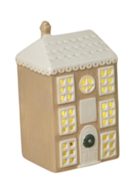 Ceramic Light-Up House -