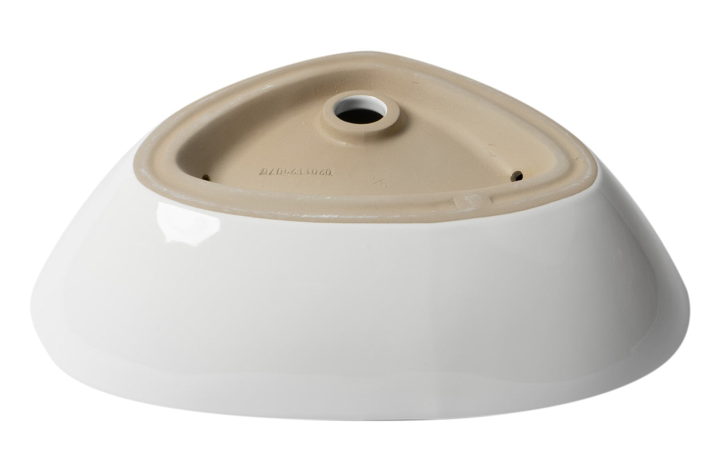 ALFI brand  ABC914 White 23" Fancy Above Mount Ceramic Sink