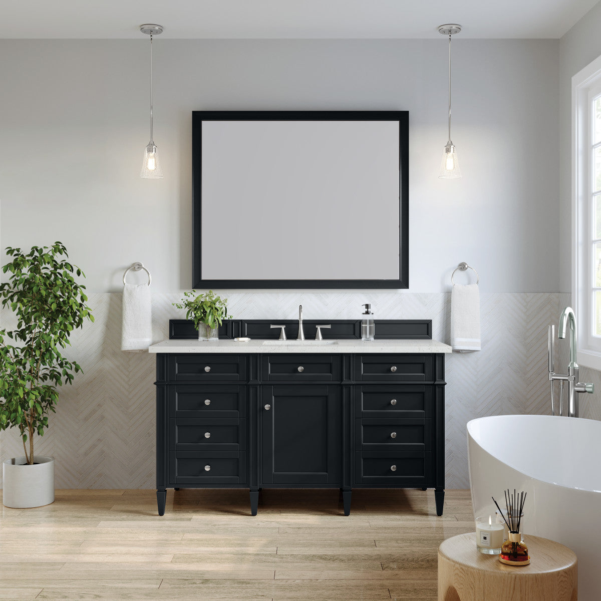 Brittany 60" Single Vanity Cabinet