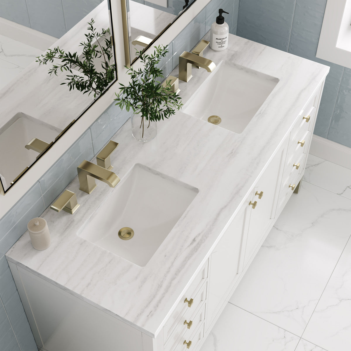 Chicago 60" Double Vanity
