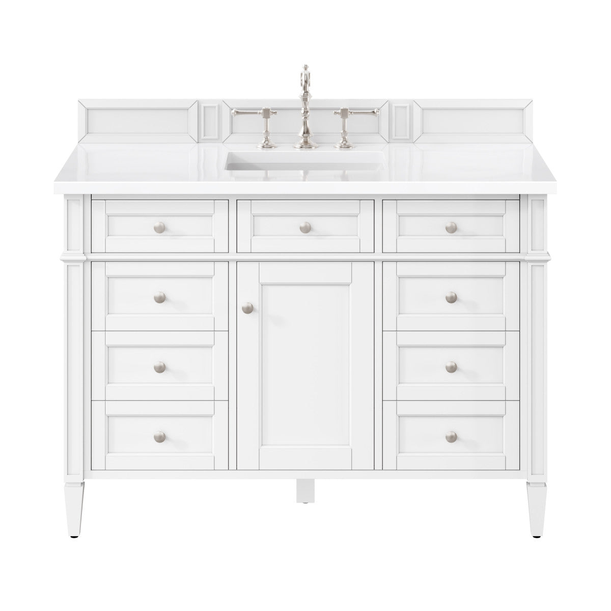 Brittany 48" Single Vanity in Bright White