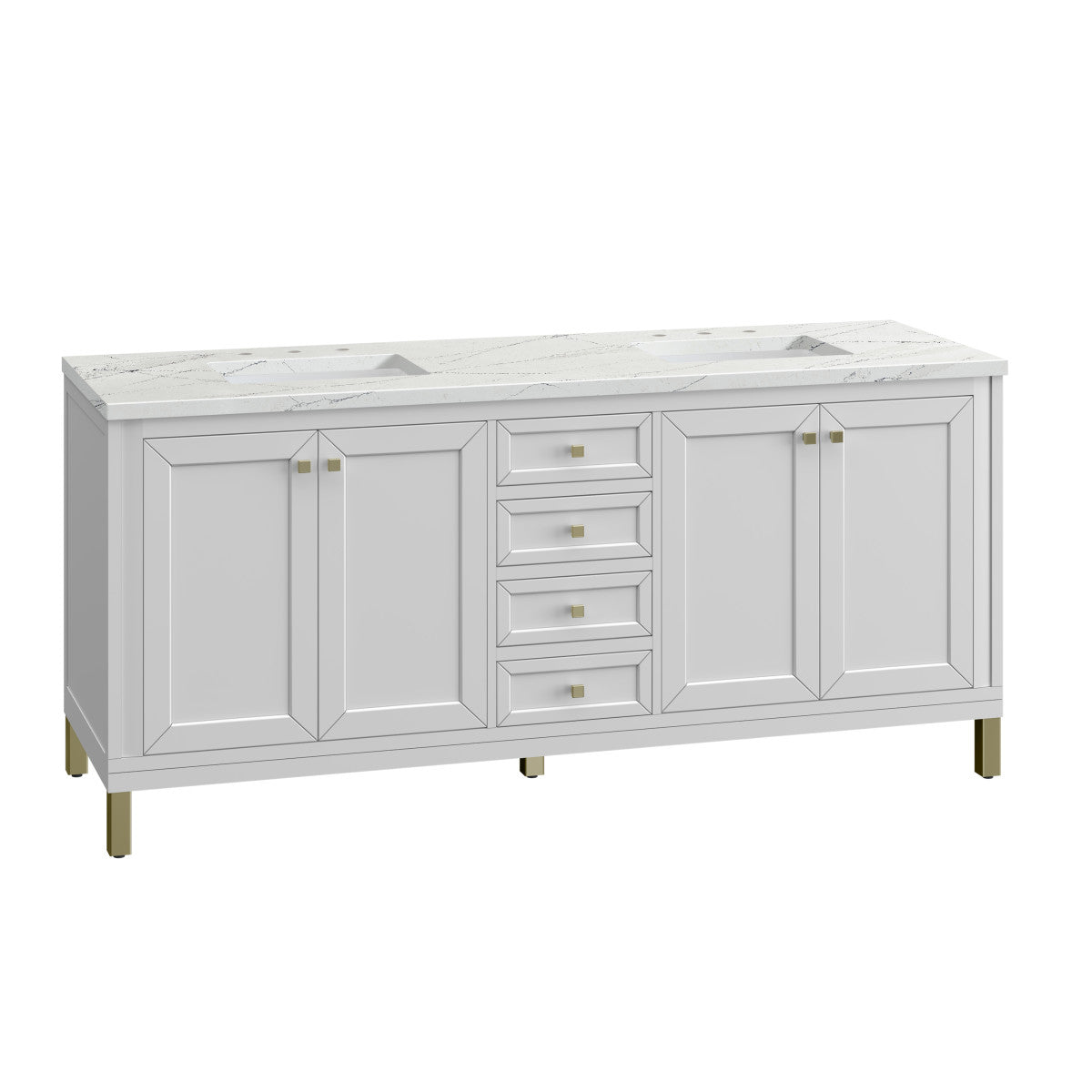 Chicago 72" Double Vanity Cabinet