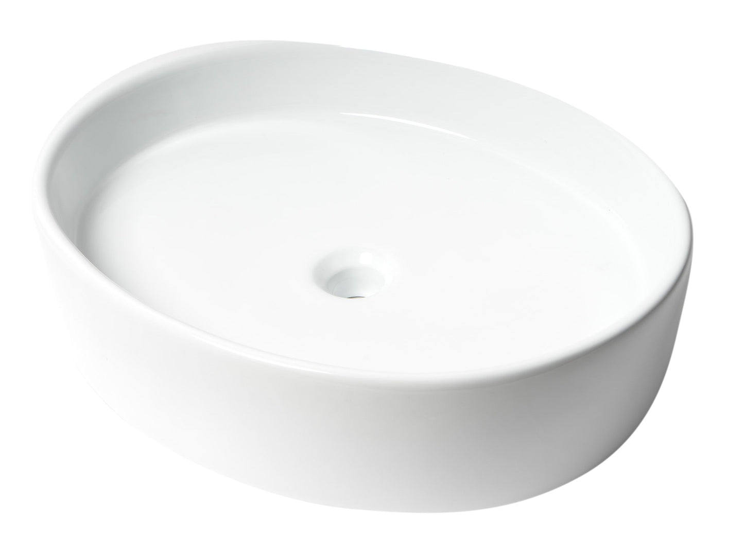 ALFI brand  ABC911 White 22" Oval Above Mount Ceramic Sink