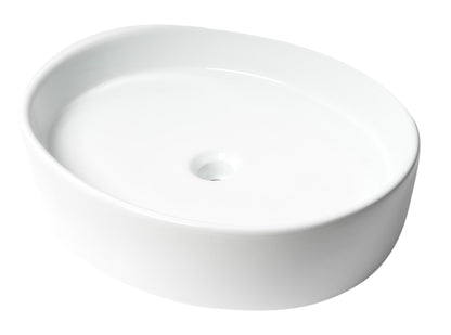ALFI brand  ABC911 White 22" Oval Above Mount Ceramic Sink
