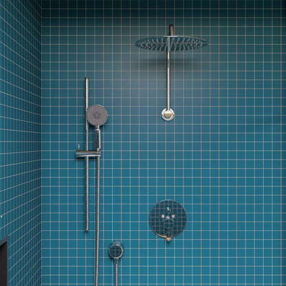 ALFI brand RAIN12R 12" Round Ultra-Thin Rain Shower Head