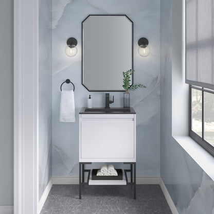 Mantova 23.6" Single Vanity Cabinet