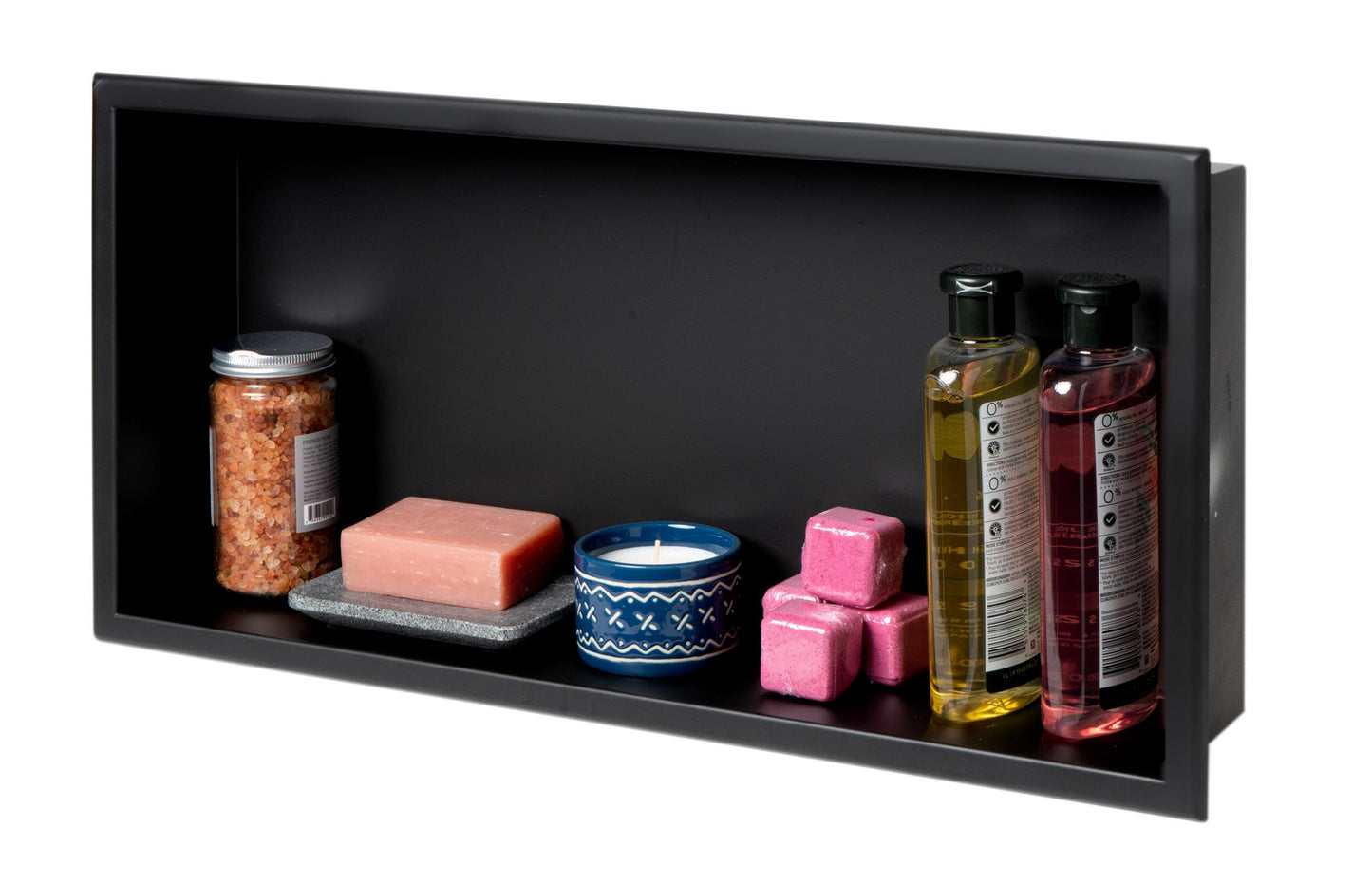 ALFI brand ABNC2412 24 x 12  Horizontal Single Shelf Bath Shower Niche