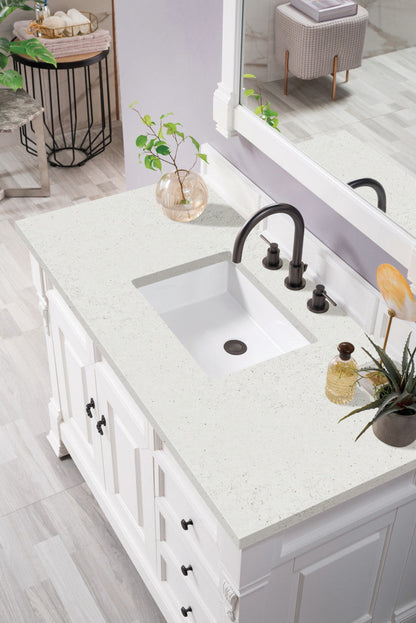 Brookfield 48" Single Vanity Cabinet, Bright White