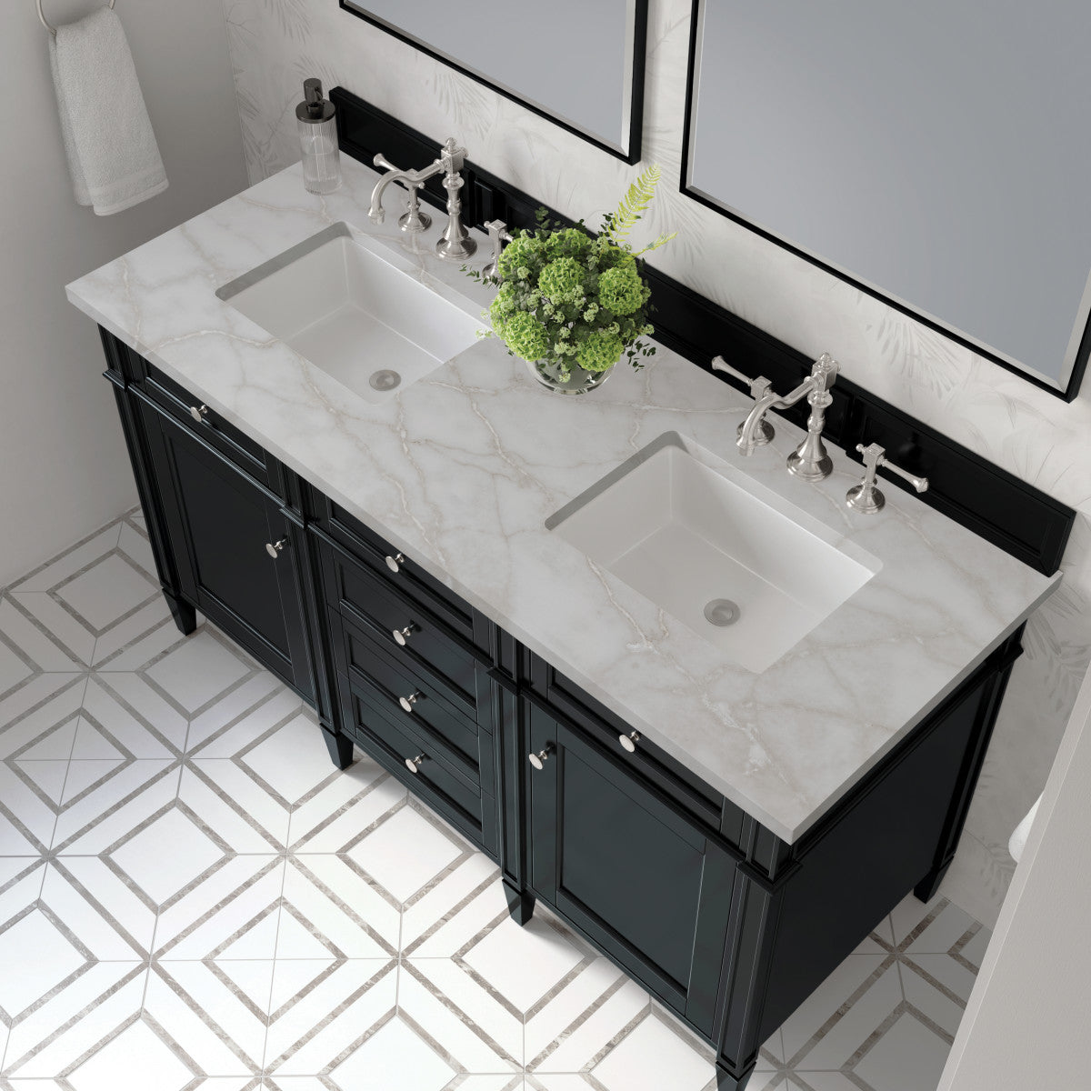 Brittany 60" Double Vanity Cabinet