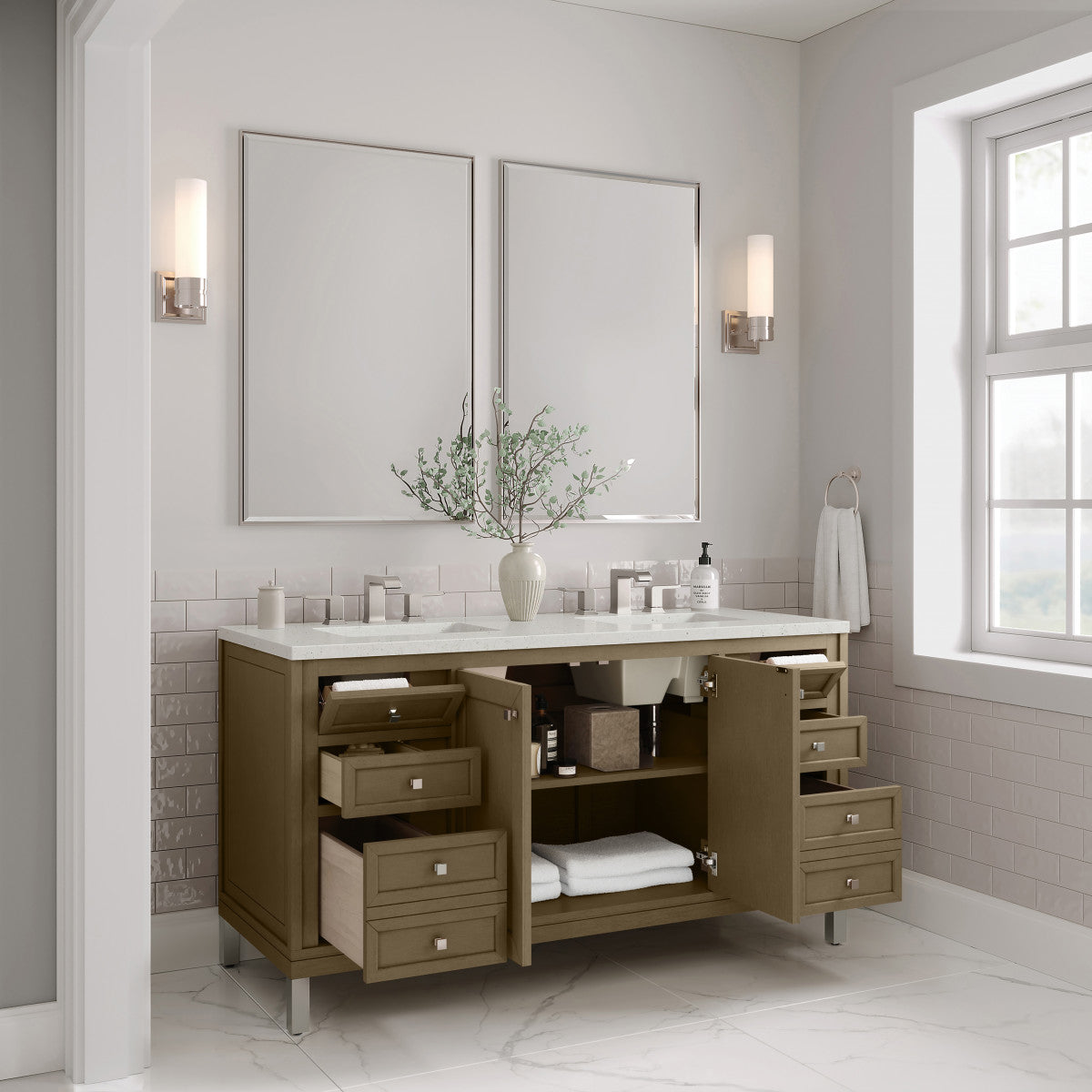Chicago 60" Double Vanity