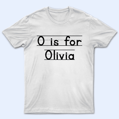 Custom Tshirt for Kids Back to School, S is for Student | Personalized for Kids, Son, Daughter | Kindergarten, Pre-K, Preschool, First Day Of School