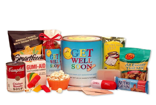 Get Well Soon Gift Pail - get well soon basket -  get well soon gifts