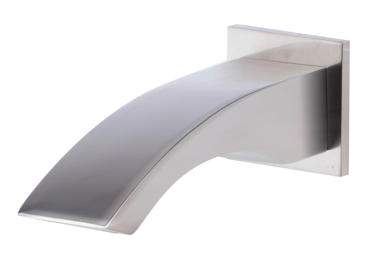 ALFI brand AB3301 Curved Wallmounted Tub Filler Bathroom Spout