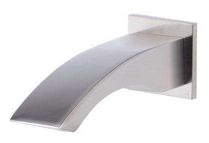 ALFI brand AB3301 Curved Wallmounted Tub Filler Bathroom Spout