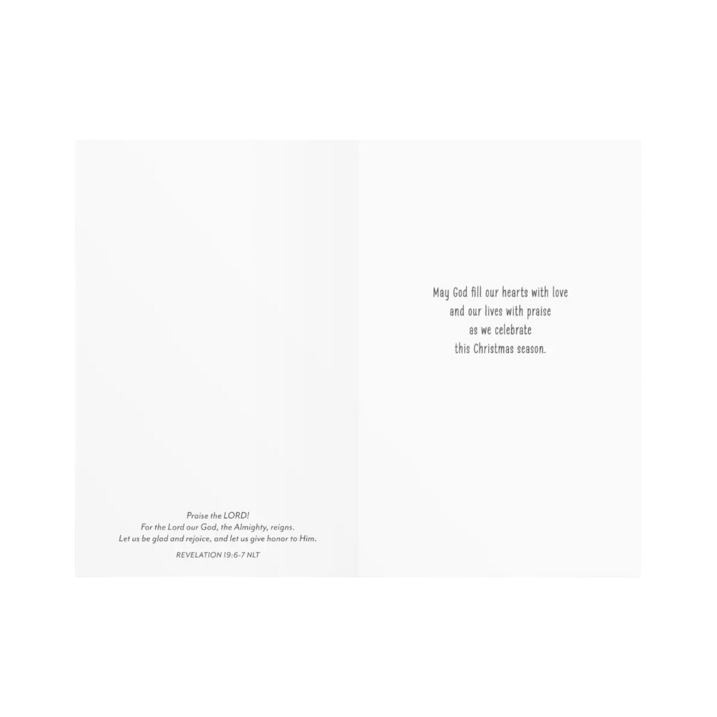 Let Us Be Glad and Rejoice - 18 Christmas Boxed Cards and Envelopes