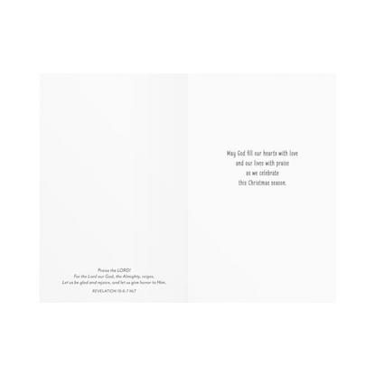 Let Us Be Glad and Rejoice - 18 Christmas Boxed Cards and Envelopes