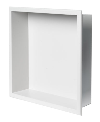 ALFI brand ABNC1616 16" x 16"  Square Single Shelf Bath Shower Niche