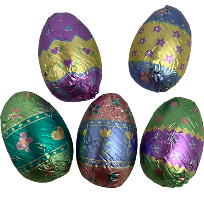 Easter Pastel Foil Wrapped Chocolate Eggs