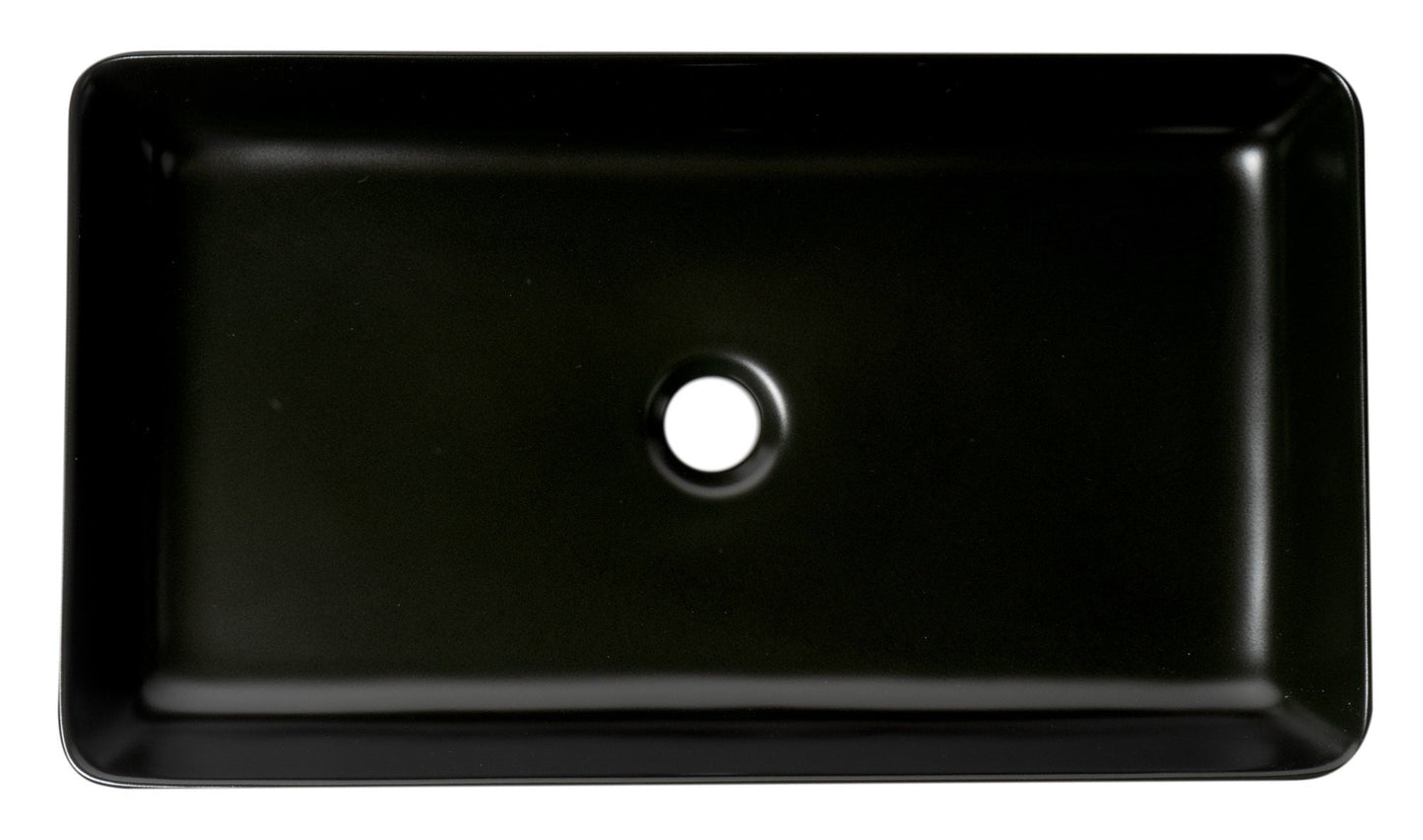 ALFI brand ABC902 24" Modern Rectangular Above Mount Ceramic Sink