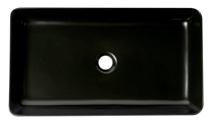 ALFI brand ABC902 24" Modern Rectangular Above Mount Ceramic Sink
