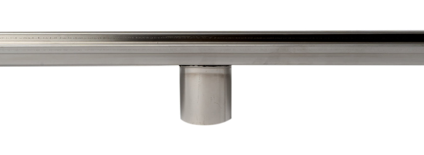 ALFI brand ABLD59A ABLD59A 59" Stainless Steel Linear Shower Drain with No Cover