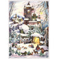 Glittered Advent Calendar - At the Castle