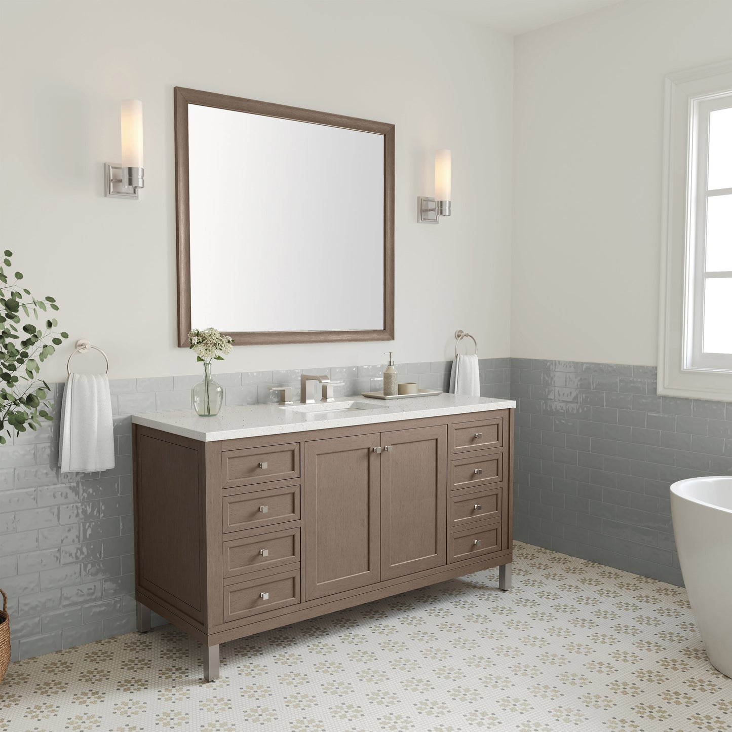 Chicago 60" Single Vanity