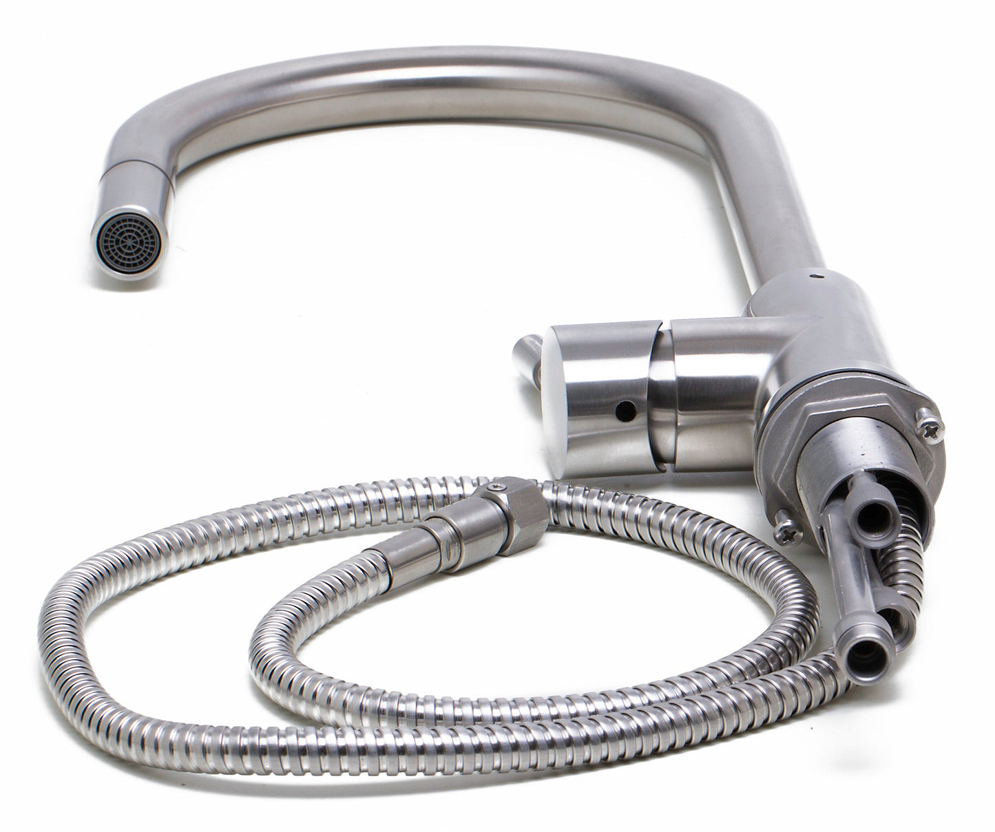 ALFI brand AB2028 Single Hole Pull Down Kitchen Faucet