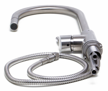 ALFI brand AB2028 Single Hole Pull Down Kitchen Faucet