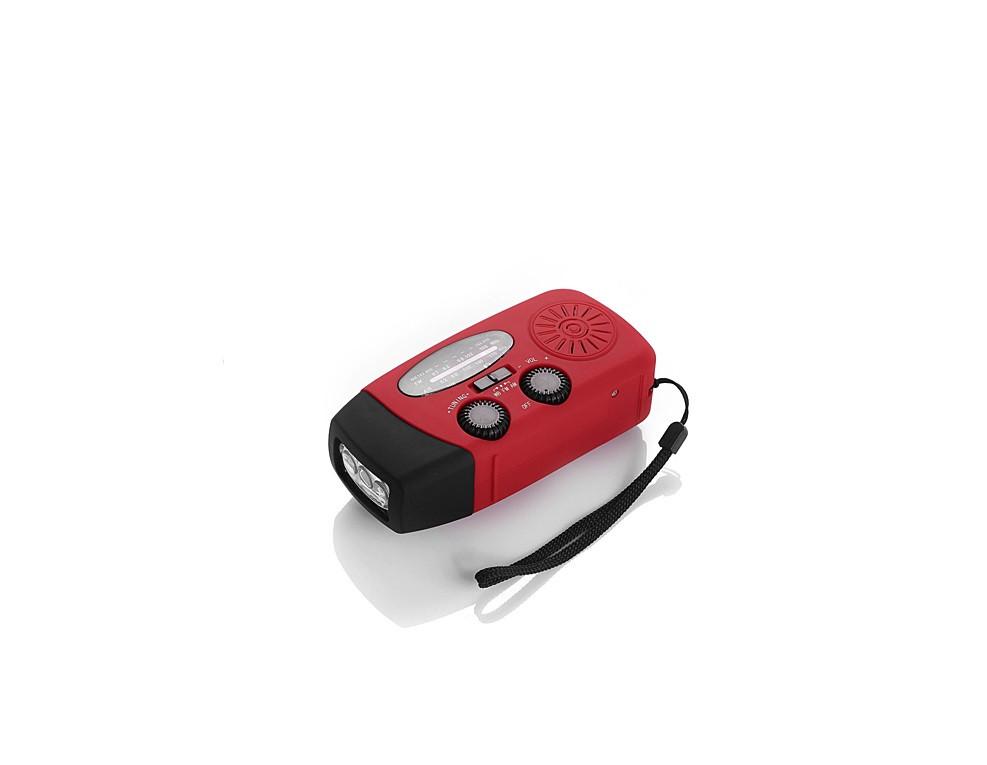 StormSafe Emergency Phone Charger with Flashlight and Weather Radio + | Kitchen + Metal |