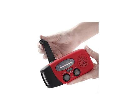 StormSafe Emergency Phone Charger with Flashlight and Weather Radio + | Kitchen + Metal |