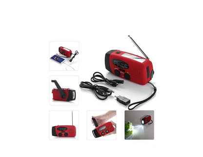 StormSafe Emergency Phone Charger with Flashlight and Weather Radio + | Kitchen + Metal |