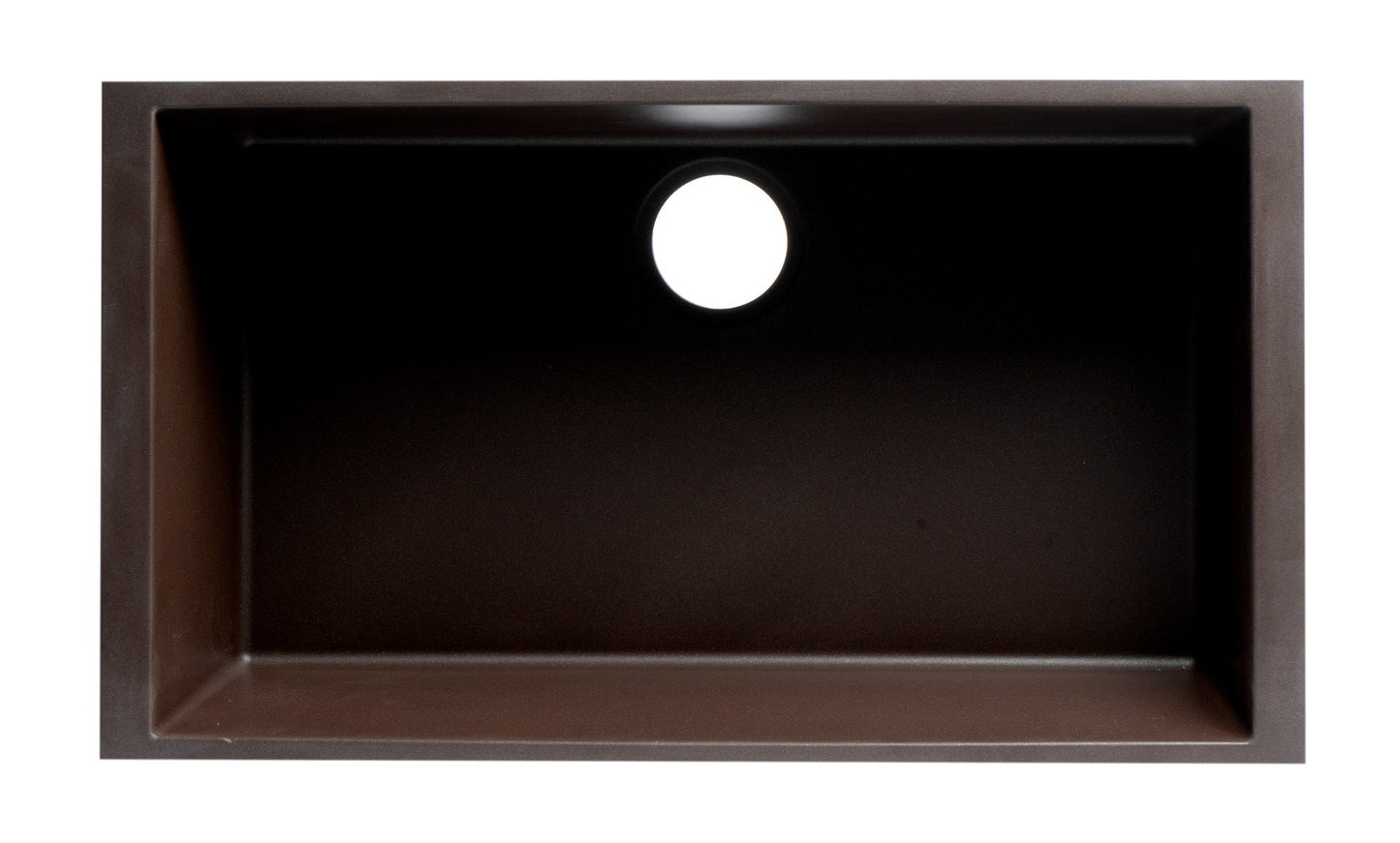 ALFI brand AB3020UM 30" Undermount Single Bowl Granite Composite Kitchen Sink