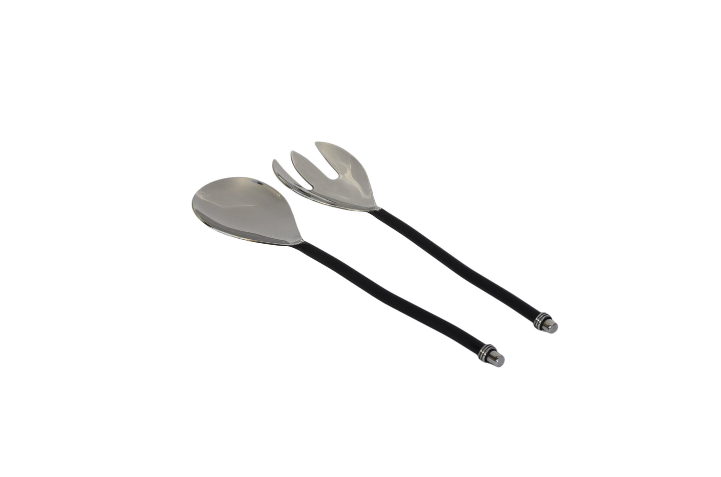 Vibhsa Black Silverware Stainless Steel Server Set