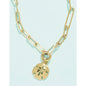 Sand Dollar Charm Necklace 18" - Splash Collection