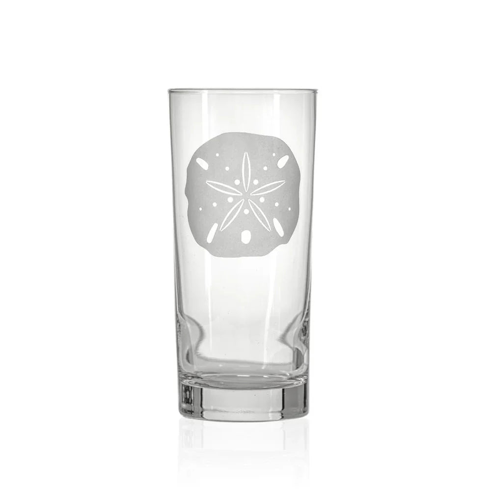 Sand Dollar Etched Glassware