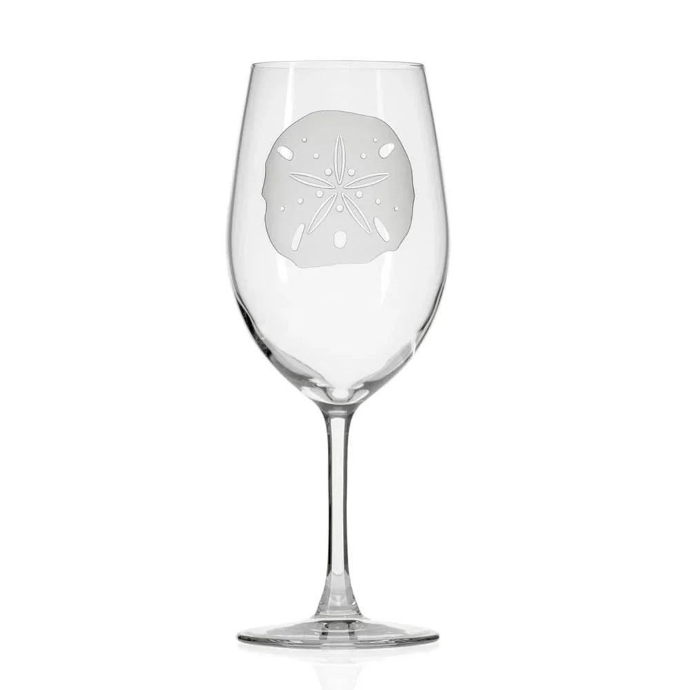 Sand Dollar Etched Glassware