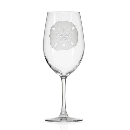 Sand Dollar Etched Glassware